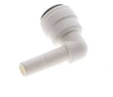 1/4'' x 1/4'' 90-Grad-Winkel-Steckverschraubung mit Steckanschluss POM EPDM [10 Stück]