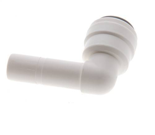 1/4'' x 5/16'' 90deg Elbow Push-in Fitting with Plug-in POM EPDM [10 Pieces]