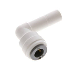 1/4'' x 5/16'' 90-Grad-Winkel-Steckverschraubung mit Steckanschluss POM EPDM [10 Stück]