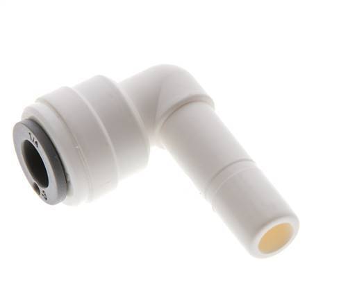 1/4'' x 5/16'' 90-Grad-Winkel-Steckverschraubung mit Steckanschluss POM EPDM [10 Stück]