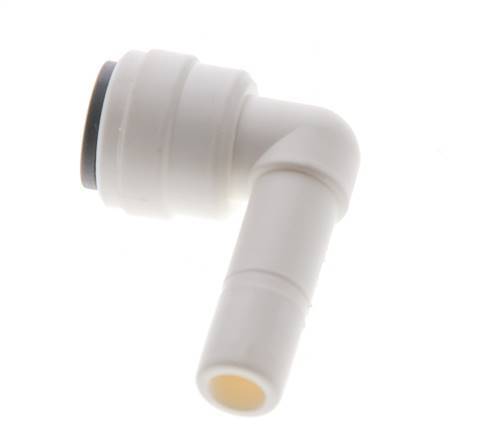 1/4'' x 5/16'' 90-Grad-Winkel-Steckverschraubung mit Steckanschluss POM EPDM [10 Stück]