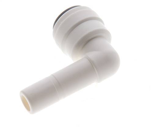 1/4'' x 5/16'' 90-Grad-Winkel-Steckverschraubung mit Steckanschluss POM EPDM [10 Stück]