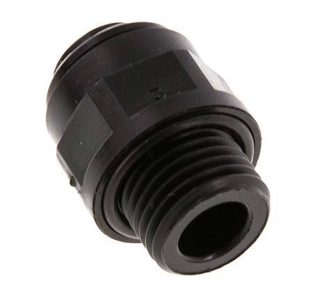 6mm x G1/4'' Steckverschraubung mit Außengewinde POM NBR [2 Stück]
