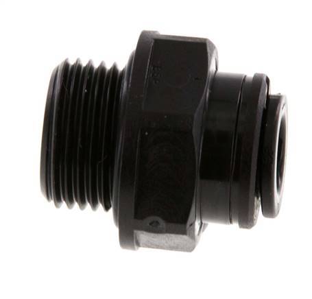 8mm x G3/8'' Steckverschraubung mit Außengewinde POM NBR [2 Stück]