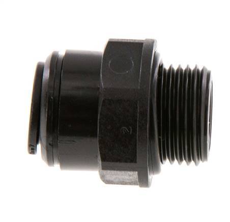 10mm x G3/8'' Steckverschraubung mit Außengewinde POM NBR [2 Stück]
