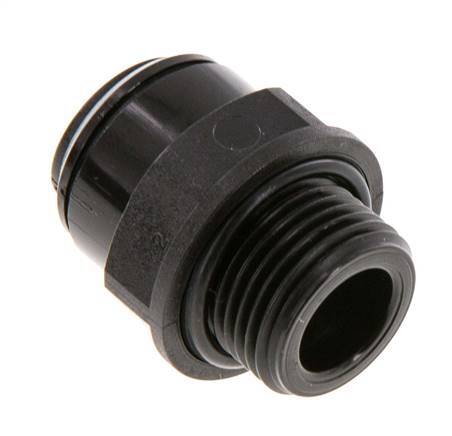 10mm x G3/8'' Steckverschraubung mit Außengewinde POM NBR [2 Stück]