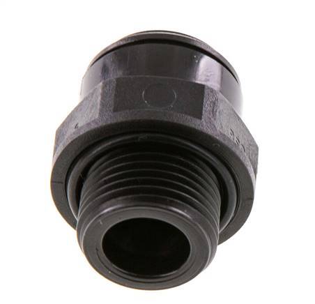 10mm x G3/8'' Steckverschraubung mit Außengewinde POM NBR [2 Stück]