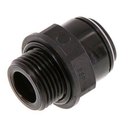 10mm x G3/8'' Steckverschraubung mit Außengewinde POM NBR [2 Stück]
