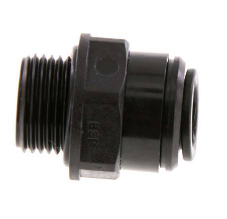 10mm x G3/8'' Steckverschraubung mit Außengewinde POM NBR [2 Stück]