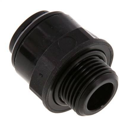 12mm x G3/8'' Push-in Fitting with Male Threads POM NBR [2 Pieces]