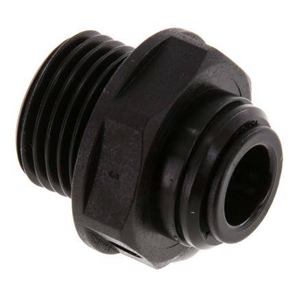 10mm x G1/2'' Steckverschraubung mit Außengewinde POM NBR [2 Stück]