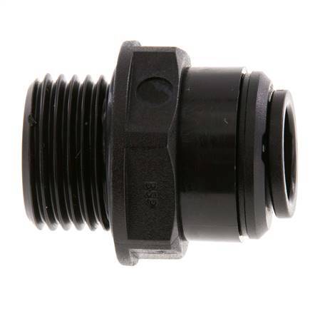 12mm x G1/2'' Steckverschraubung mit Außengewinde POM NBR [2 Stück]