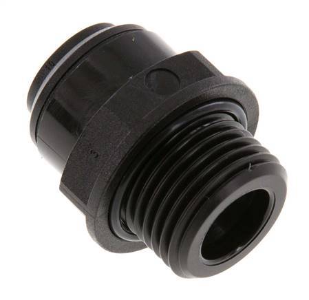 12mm x G1/2'' Steckverschraubung mit Außengewinde POM NBR [2 Stück]