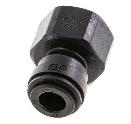 8mm x G3/8'' Steckverschraubung mit Innengewinde POM NBR [2 Stück]