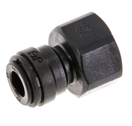 8mm x G3/8'' Steckverschraubung mit Innengewinde POM NBR [2 Stück]