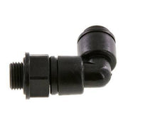 4mm x G1/8'' 90deg Winkel-Steckverschraubung mit Außengewinde POM NBR drehbar [2 Stück]