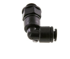 4mm x G1/8'' 90deg Winkel-Steckverschraubung mit Außengewinde POM NBR drehbar [2 Stück]