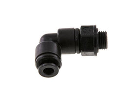 5mm x G1/8'' 90Grad Winkel-Steckverschraubung mit Außengewinde POM NBR drehbar [2 Stück]