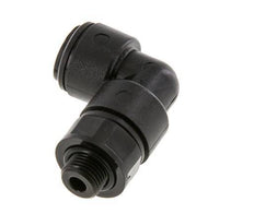 8mm x G1/8'' 90deg Winkel-Steckverschraubung mit Außengewinde POM NBR drehbar [2 Stück]