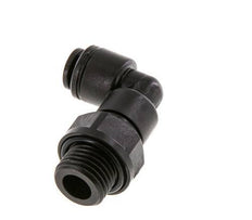 4mm x G1/4'' 90deg Winkel Steckverschraubung mit Außengewinde POM NBR drehbar [2 Stück]