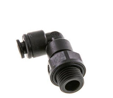 5mm x G1/4'' 90deg Winkel-Steckverschraubung mit Außengewinde POM NBR drehbar [2 Stück]