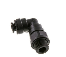 6mm x G1/4'' 90deg Winkel-Steckverschraubung mit Außengewinde POM NBR drehbar [2 Stück]