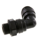 10mm x G3/8'' 90deg Elbow Push-in Fitting with Male Threads POM NBR Rotatable