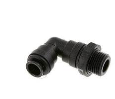12mm x G1/2'' 90deg Winkel Steckverschraubung mit Außengewinde Messing NBR Drehbar