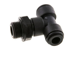 8mm x G3/8'' Inline Tee Push-in Fitting with Male Threads POM NBR FDA Rotatable
