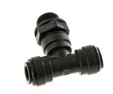 10mm x G3/8'' Inline Tee Push-in Fitting with Male Threads POM NBR FDA Rotatable