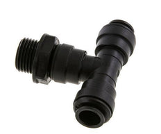 12mm x G1/2'' Inline Tee Push-in Fitting with Male Threads POM NBR FDA Rotatable
