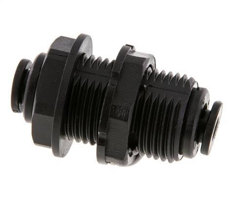 4mm Steckverschraubung POM NBR Bulkhead [2 Stück]