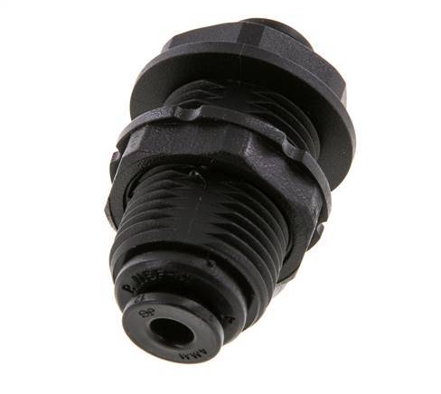 4mm Steckverschraubung POM NBR Bulkhead [2 Stück]