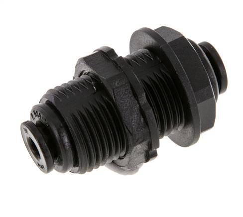 4mm Steckverschraubung POM NBR Bulkhead [2 Stück]