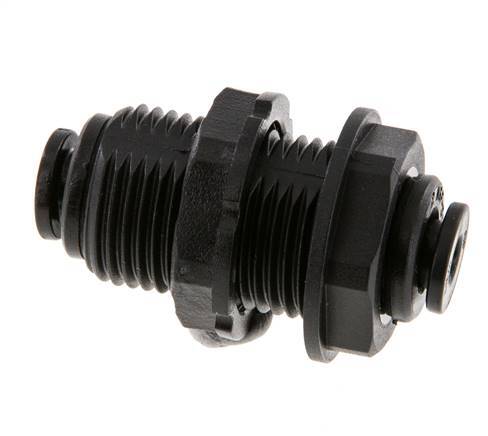 4mm Steckverschraubung POM NBR Bulkhead [2 Stück]