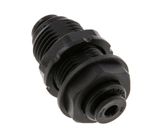 4mm Steckverschraubung POM NBR Bulkhead [2 Stück]