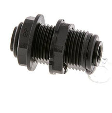 6mm Steckverschraubung POM NBR Bulkhead [2 Stück]