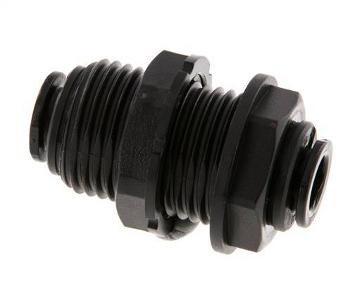 8mm Steckverschraubung POM NBR Bulkhead [2 Stück]