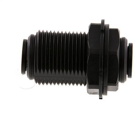 12mm Steckverschraubung PA 66 NBR Bulkhead