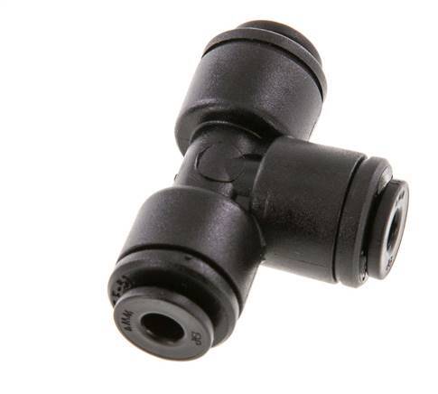 4mm T-Stück Einsteckverschraubung POM NBR FDA [2 Stück]