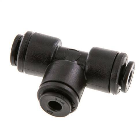 4mm T-Stück Einsteckverschraubung POM NBR FDA [2 Stück]