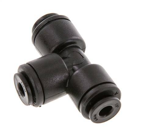 4mm T-Stück Einsteckverschraubung POM NBR FDA [2 Stück]