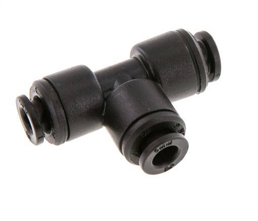 5mm Tee Push-in Fitting POM NBR FDA [2 Pieces]