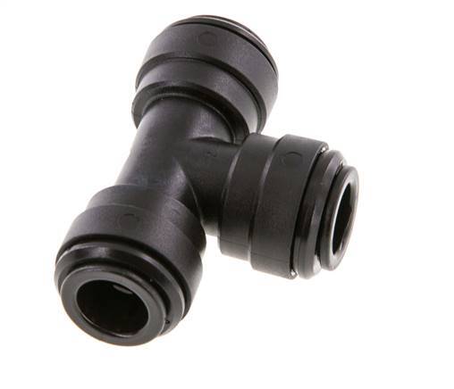 10mm T-Stück Einsteckverschraubung POM NBR FDA [2 Stück]