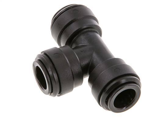 10mm T-Stück Einsteckverschraubung POM NBR FDA [2 Stück]