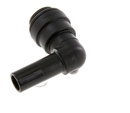 12mm x 12mm 90Grad Winkel-Steckverschraubung mit Stecker POM NBR [2 Stück]