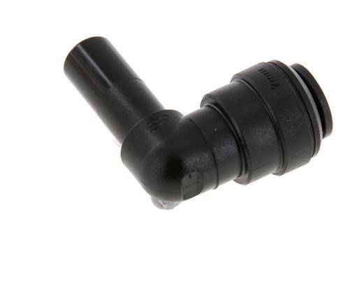 12mm x 12mm 90Grad Winkel-Steckverschraubung mit Stecker POM NBR [2 Stück]