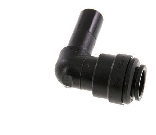 12mm x 12mm 90Grad Winkel-Steckverschraubung mit Stecker POM NBR [2 Stück]