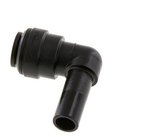 12mm x 12mm 90Grad Winkel-Steckverschraubung mit Stecker POM NBR [2 Stück]