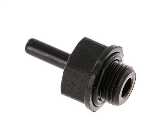 4mm x G1/8'' Plug-in Fitting with Male Threads POM NBR [5 Pieces]